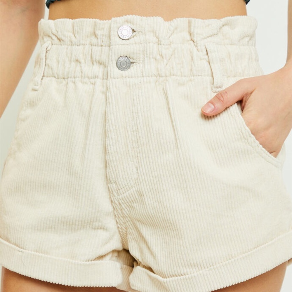 PacSun corduroy high waisted mom shorts.